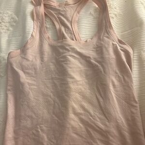 pink lululemon swiftly tech tanktop size 4